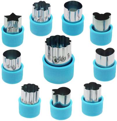HASTHIP 10 Pcs Cookie Cutter Shapes Set Stainless Steel Sandwich and Pastry Cutter Cookie Cutter