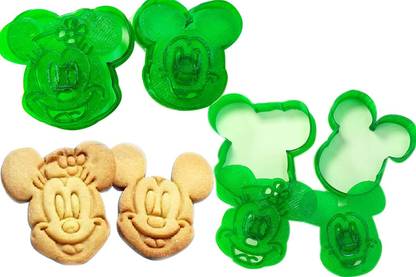 JSA Mickey & Minnie Mouse Theme Cookie,Fondant,Clay Cutter & Imprint Cookie Cutter