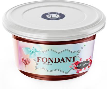 Le cHef Premium Brown Fondant Sugar Paste