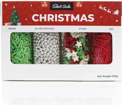 The Select Aisle Christmas Combo Sprinkles - 100g Sprinkles