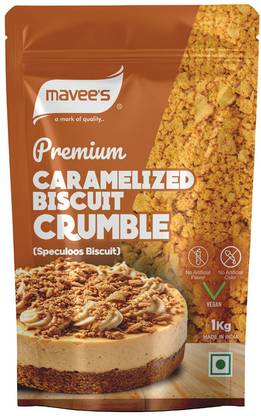 mavee's Caramelised Biscuit - Premium for Cakes|Ice Creams|Baking Crumble Solutions Topping