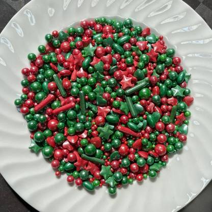 KEMRY Christmas special sprinkles 200gm | Decorate your Cakes, Cupcakes, Doughnuts Sprinkles