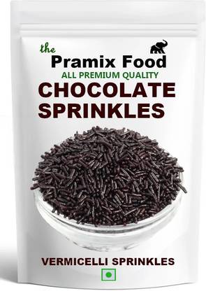 Pramix Dark Chocolate Sprinkles ( Vermicelli) 100 gm Sprinkles