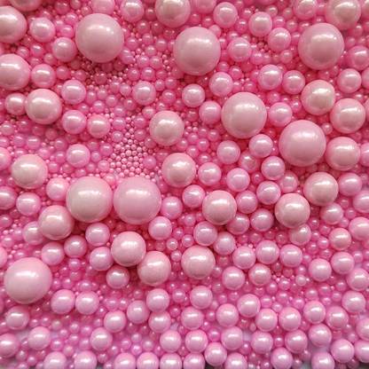 JAMBOREE Pearls Sprinkle Mix Edible Pink Pearl Sugar Sprinkles Cake Decorations Sprinkles