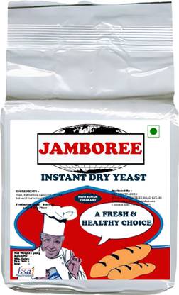 JAMBOREE Instant Active Dry Yeast Powder for Baking, Bread, Pizza Base, Cake (500g) Yeast Powder