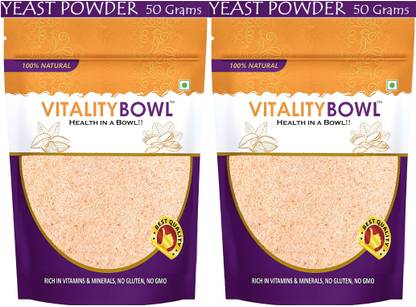 VitalityBowl Instant Dry Yeast Powder for Kulchas, Naans, Pizza, Pao, Breads Making Yeast Powder