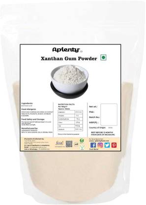 APLENTY Xanthan Gum Powder | Thickening Binding/Baking Agent | Keto Friendly Starch Powder