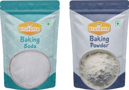 Fruvanta Baking Powder (100gm) And Baking Soda (100gm) (Pack of 2) Baking Soda Powder