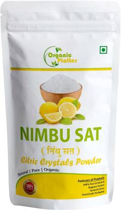 Organic Platter Citric Acid Powder,Nimbu Sat,Lemon Salt,Crystals Powder, Tatri,Citric Powder Citric Powder
