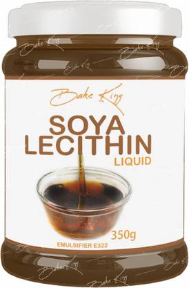 Bake King Soya Lecithin Liquid 350gm, Soya Lecithin Liquid silky and smooth chocolate, Soya Lecithin Chewy and Light, Soya Lecithin for Baking Bread, Pizza chocolate, cheese, margarine, salad and Cinnamon Rolls, Soya Lecithin Liquid 350gm Raising Ingredient Liquid