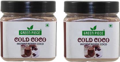 GREEN PIECE Instant Cold Coco / Cocoa Powder 200gm.(Pack of 2) Cocoa Powder