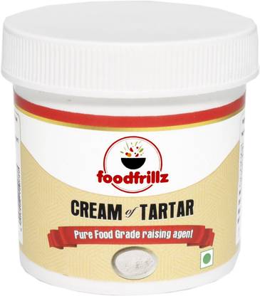 foodfrillz Cream of Tartar (Potassium Bitartrate) Tartaric Acid Cream of Tartar Powder