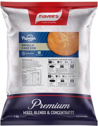 mavee's Popular - Vanilla Cake Mix Eggless, Premium Baking solutions Baking Powder