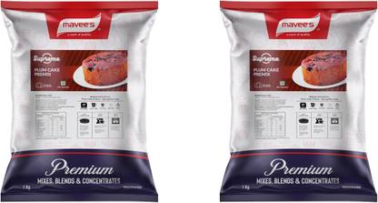 mavee's Supreme - Plum Cake Mix Egg, Premium Baking solutions (Pack of 2) Baking Powder