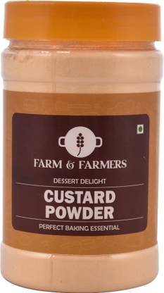 Farm & Farmers Custard Powder - 150 g | Delicious Dessert Mix for Smooth & Creamy Taste Custard Powder