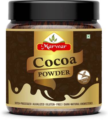 Marwar Cocoa Powder (Dark, Pure, Natural & Unsweetened (400 Grams) Cocoa Powder