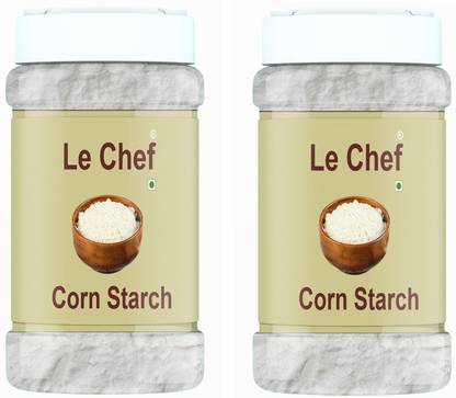 Le cHef Organic Corn Starch Powder | 100% Pure | Gluten Free Thickner | Starch Powder