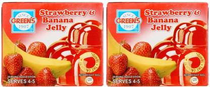 Green's Strawberry & Banana Jelly Imported Jelly Powder