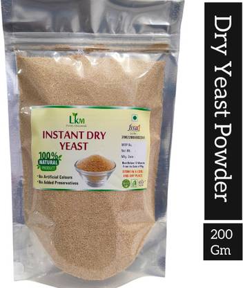 LKM Yeast Powder for kulchas, naans, pizza, pao, breads making Yeast Powder Yeast Powder