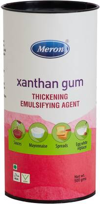 Meron Xanthan Gum Food Grade (500gm) for Stabilizer,Thickening and Binding Agent, Egg Substitute Powder