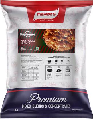 mavee's Supreme - Plum Cake Mix Eggless, Premium Baking solutions Baking Powder