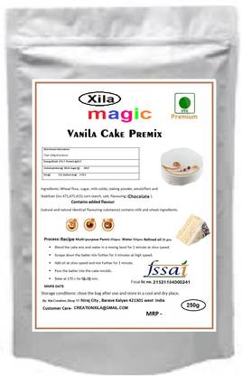 Xila Magic Vanila Cake Premix 250g Baking Powder