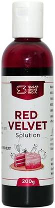 Sugar Shine India Red Velvet Cake Solution For Natural Color & Aroma Syrups Liquid