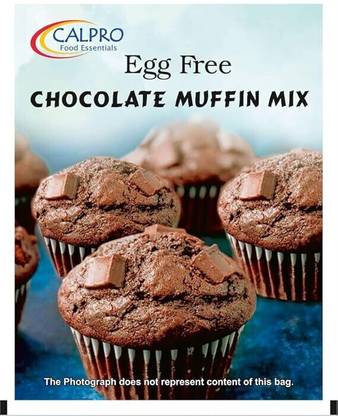 CALPRO Eggfree Chocolate Muffin Mix: Richness,Soft,Buttery,High Protein ! Melt-In-Mouth 1 kg