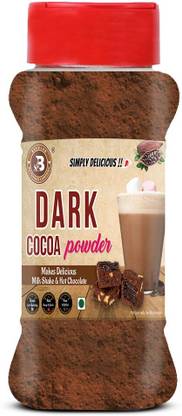 Brew Lab Dark Cocoa Powder | For Milkshakes, Hot Chocolates, Brownie Rich & Dark Flavor | Baking Powder