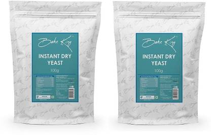 Bake King Combo Offer of Instant Active Dry Yeast Powder for Baking Bread kulchas, Naans and Ppizza Yeast Powder