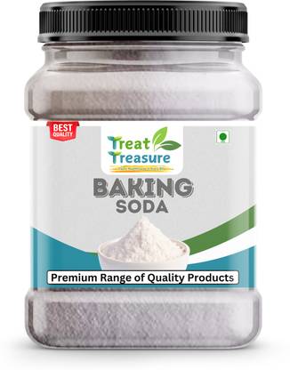 TREAT TREASURE Baking Soda for Cleaning Cooking Eating | Jar Pack Baking Soda Powder Baking Soda Powder