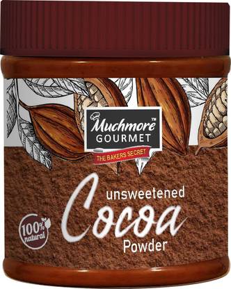 Muchmore Gourmet|Cocoa Powder|Cake|Unsweetened|Baking|For Chocolate|Raw|Organic|No Sugar|Easy Store Pack Cocoa Powder