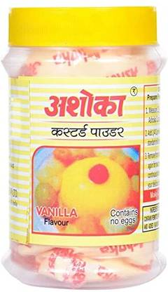 ASHOKA Vanilla Flavour 100g Each (Pack of 6) Custard Powder