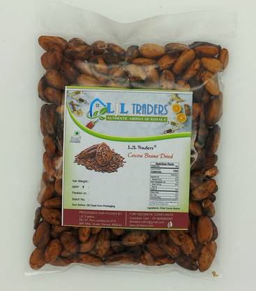 LJL Traders Natural Cocoa Beans | Sun Dried Granulas | Make Your Own Chocolate at Home, 1 Kg Cocoa Solid