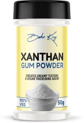Bake King Xanthan Gum Powder 50gm (Thickening Agent, Binding Agent & Stabilizer for Food) Food Grade Quality. Xanthan Gum Powder for soups, Gluten Free Baking, Keto Diet. Xanthun Gum 50gm Baking Powder Baking Powder