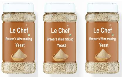Le cHef Brewer's Yeast for Winemaking | Combo Pack of 3 | Yeast Powder