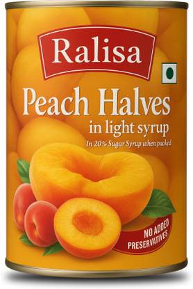 RALISA Peach Halves in light sugar syrup Fruits