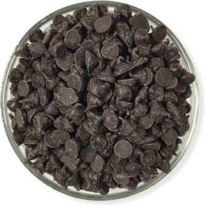 Dry Fruit Hub Dark Chocolate Chips 400gms, Dark Choco Chips, Choco Chips Semi Solid