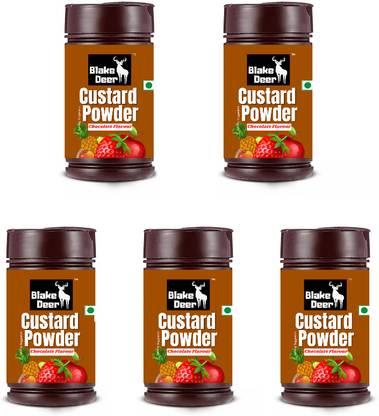 Blakedeer Custard Powder Chocolate Flavour Combo, 500g Custard Powder