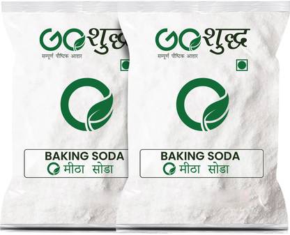 Goshudh Best Quality Baking Soda 400Gm Each (Pack Of 2) Meetha Soda (800 g) Baking Soda Powder