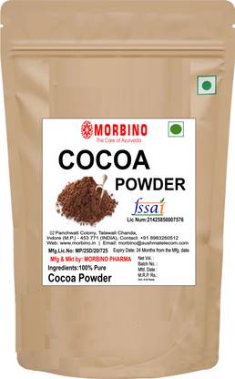 morbino Cocoa Powder | 100% Natural | Unsweetened & No Added Preservatives Cocoa Powder