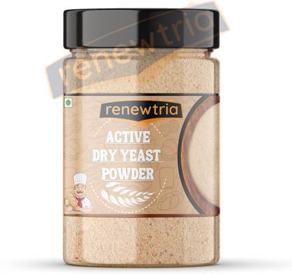 RENEWTRIA Active Dry Yeast Powder for kulchas, naans, pizza, pao, breads making (80g) Yeast Powder