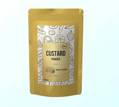 POONAM CUSTARD Vanilla Flavour Custard Powder 200gm | Smooth & Creamy Dessert Mix Custard Powder