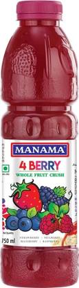 MANAMA Four Berry crush, Topping for Cakes, Pies and Shakes Topping Liquid
