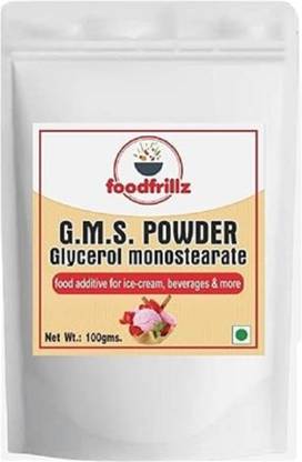 foodfrillz Glycerol Monostearate Powder, 100 g Glycerol Monostearate (GMS) Powder