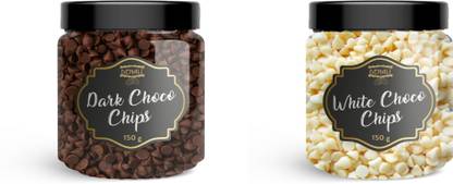 Denali Dark & White Choco Chips |Baking|Toppings|Cakes, Cookies, Ice Cream, Desserts Choco Chips Solid