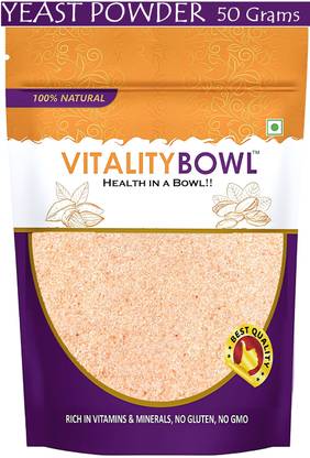 VitalityBowl Instant Dry Yeast Powder for Kulchas, Naans, Pizza, Pao, Breads Making Yeast Powder