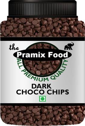 Pramix Dark Chocolate Choco Chips Topping and Decoration for Ice Cream, Desserts - 900g Truffles