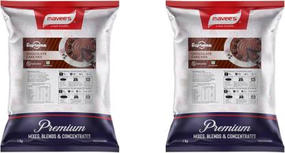 mavee's Supreme - Chocolate Cake Mix Eggless, Premium Baking solutions (Pack of 2) Baking Powder
