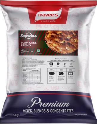 mavee's Supreme - Plum Cake Mix Eggless, Premium Baking solutions Baking Powder